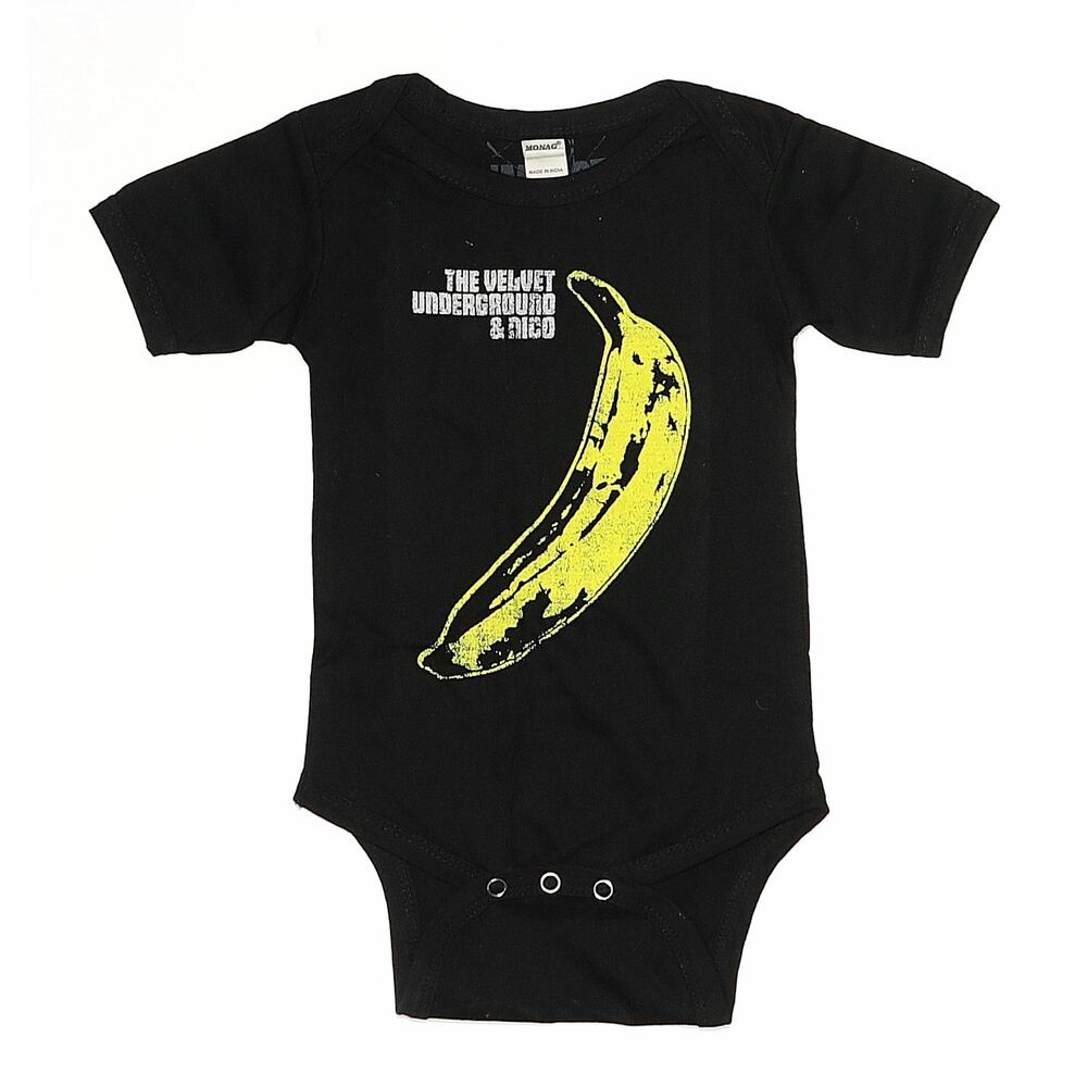 Band - The Velvet Underground & Nico Banana Bodysuit Size 6-12mo